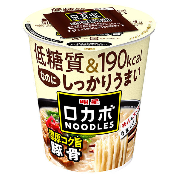 Myojo Foods Low Carb NOODLES Rich and Delicious Pork Bone Noodles 56g x 12 pieces 