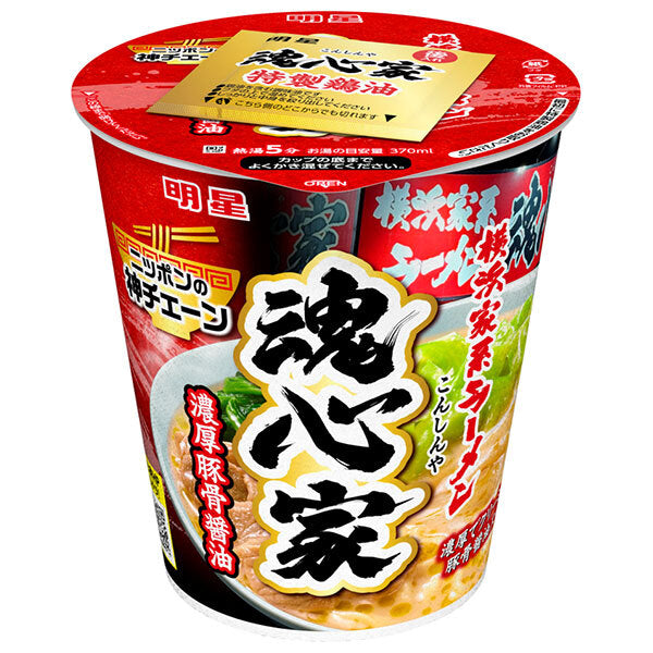 Myojo Foods Nippon no Kami Chain Konshinka Rich Pork Bone Soy Sauce 105g x 12 pieces [Shipped in Japan]