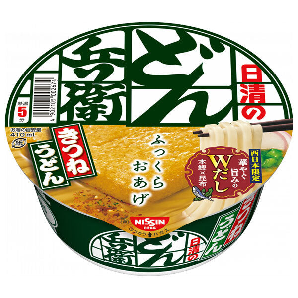 Nissin Foods Nissin Donbei Kitsune Udon [West] 95g x 12 pieces [Shipped in Japan]