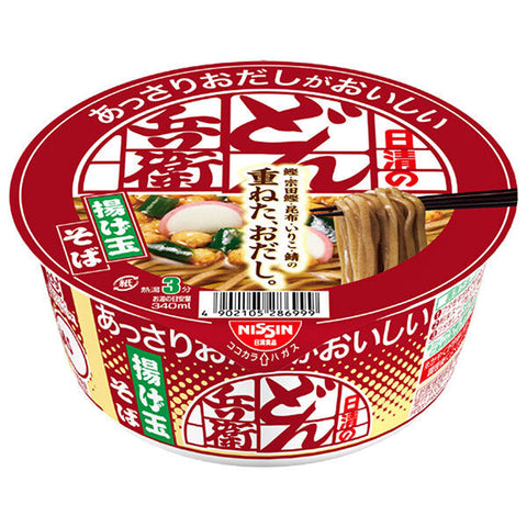 Nissin Foods Nissin's delicious light dashi Donbei Agetama Soba 70g x 12 pieces 