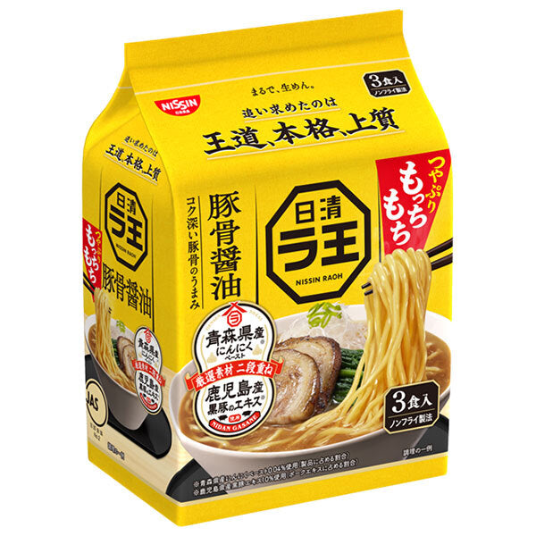 Nissin Foods Nissin Rao Tonkotsu Soy Sauce 3 serving pack x 9 bags [shipped in Japan]
