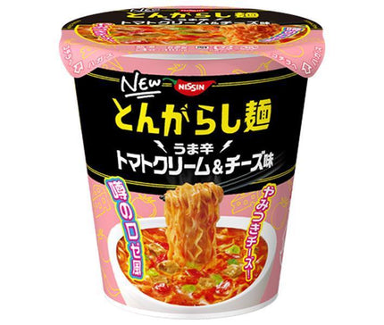 Nissin Foods Nissin Tongarashi Noodles Spicy Tomato Cream & Cheese Flavor 67g x 12 pieces 