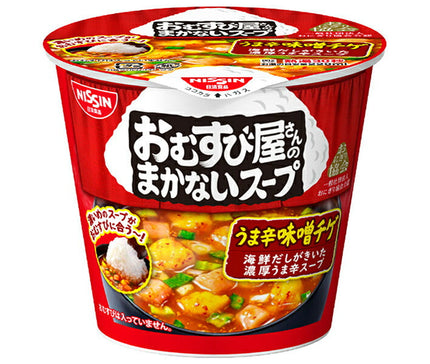 Nissin Foods Rice Ball Shop's Meal Soup Delicious Spicy Miso Jjigae 13g x 12 (6 x 2) pieces [Shipped in Japan]