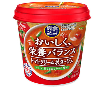 Nissin Foods Complete Meshi Tomato Cream Potage 49g x 6 pieces [Shipped in Japan]