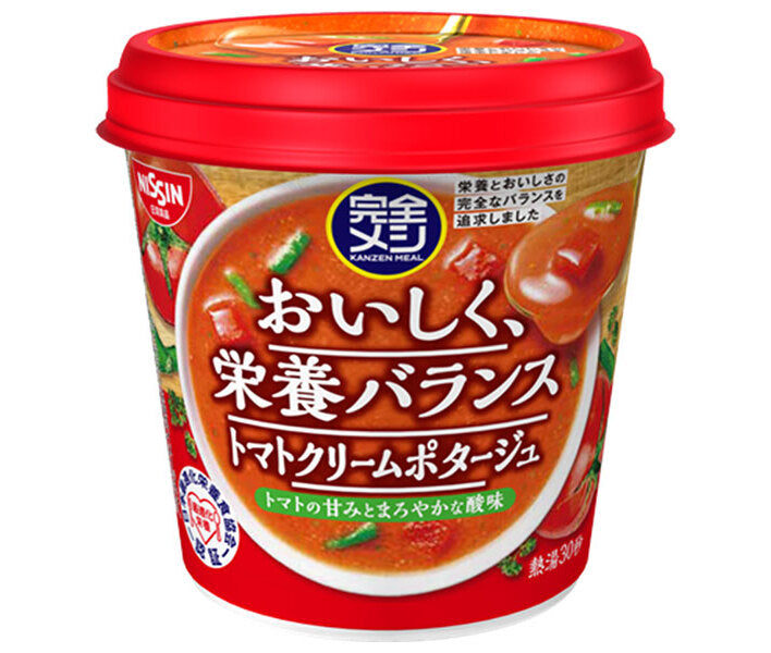 Nissin Foods Complete Meshi Tomato Cream Potage 49g x 6 pieces [Shipped in Japan]