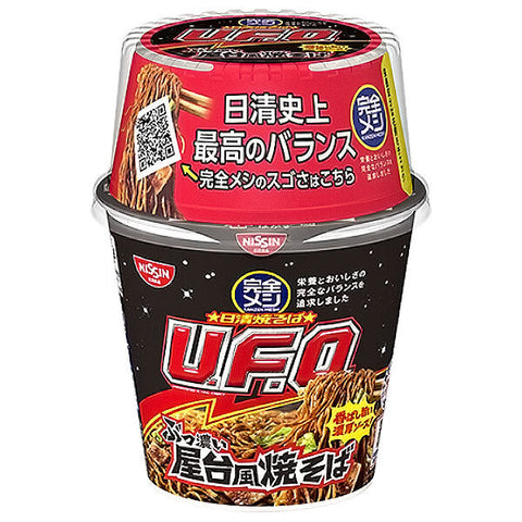 日清食品 完全メシ 日清焼そばU.F.O ぶっ濃い屋台風焼そば 123g×6個入【日本出荷】