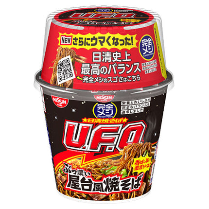 日清食品 完全メシ 日清焼そばU.F.O ぶっ濃い屋台風焼そば 123g×6個入
