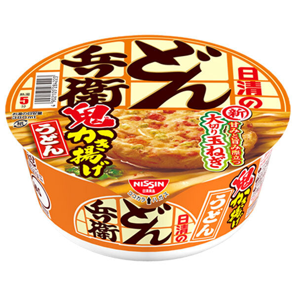 Nissin Foods Nissin Donbei Oni Kakiage Udon 96g x 12 pieces [Shipped in Japan]