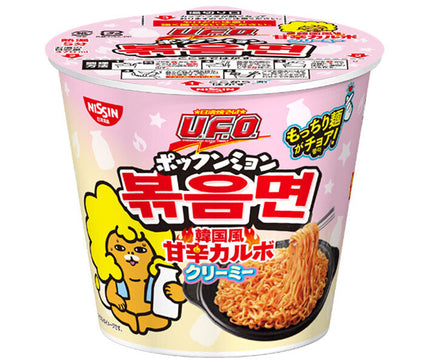 Nissin Foods Nissin Yakisoba UFO Bokkeummyeon Korean-style sweet and spicy carb creamy 79g x 12 pieces 