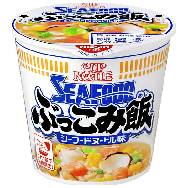 Nissin Foods Cup Noodle Seafood Noodle Bukkomi Meshi 94g x 6 pieces [Shipped in Japan]