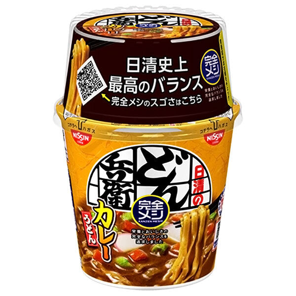 日清食品 完全メシ 日清のどん兵衛 カレーうどん 112g×6個入