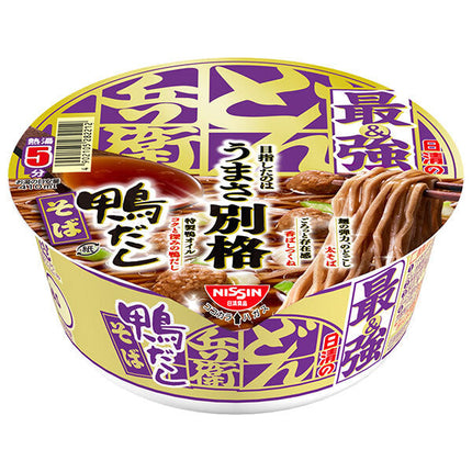 Nissin Foods Saikyo Donbei Duck Dashi Soba 103g x 12 pieces [Shipped in Japan]