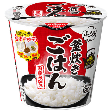 Nissin Foods Fluffy pot-cooked rice 72g x 6 pieces [shipped in Japan]