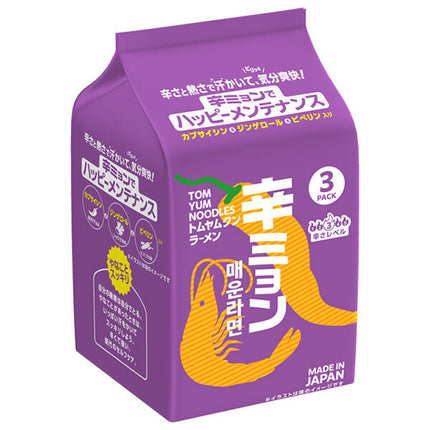 Nissin Foods Nissin Shin Myeon Tom Yum Goong Ramen 3-meal pack 276g x 9 bags [Shipped in Japan]