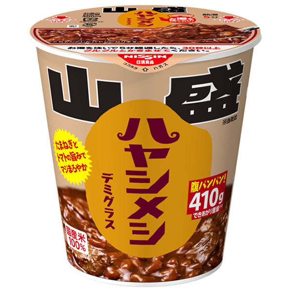 Nissin Foods Nissin Hayashi Meshi Demi-glace Yamamori 129g x 6 pieces [Shipped in Japan]