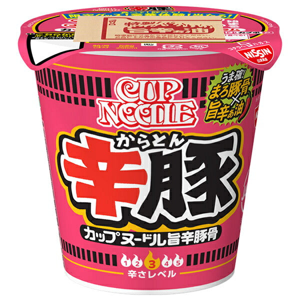 Nissin Foods Cup Noodles Spicy Pork 83g x 20 [Ships from Japan]