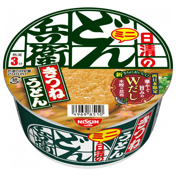 日清食品 日清のどん兵衛 きつねうどん ミニ [西] 42g×12個入【日本出荷】