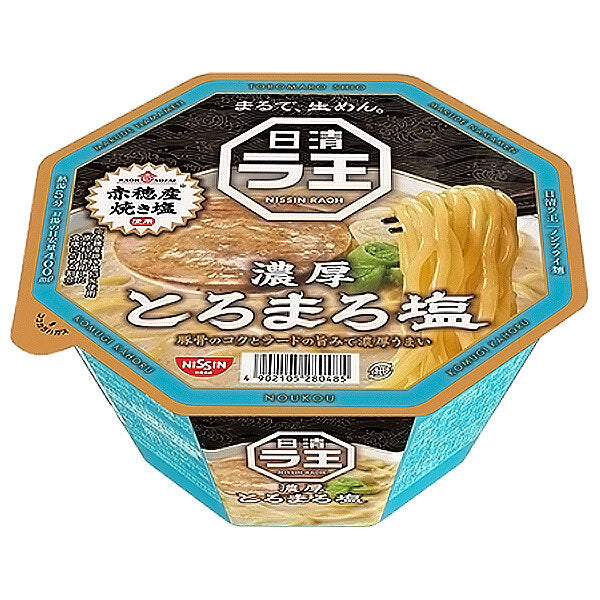 Nissin Foods Nissin Raoh Toromaro Salt 112g x 12 pieces [Shipped in Japan]