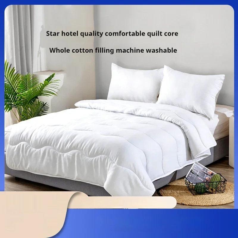 Chemical Fiber Bed & Breakfast Hotel Duvet Insert Thick Feather Velvet Quilt
