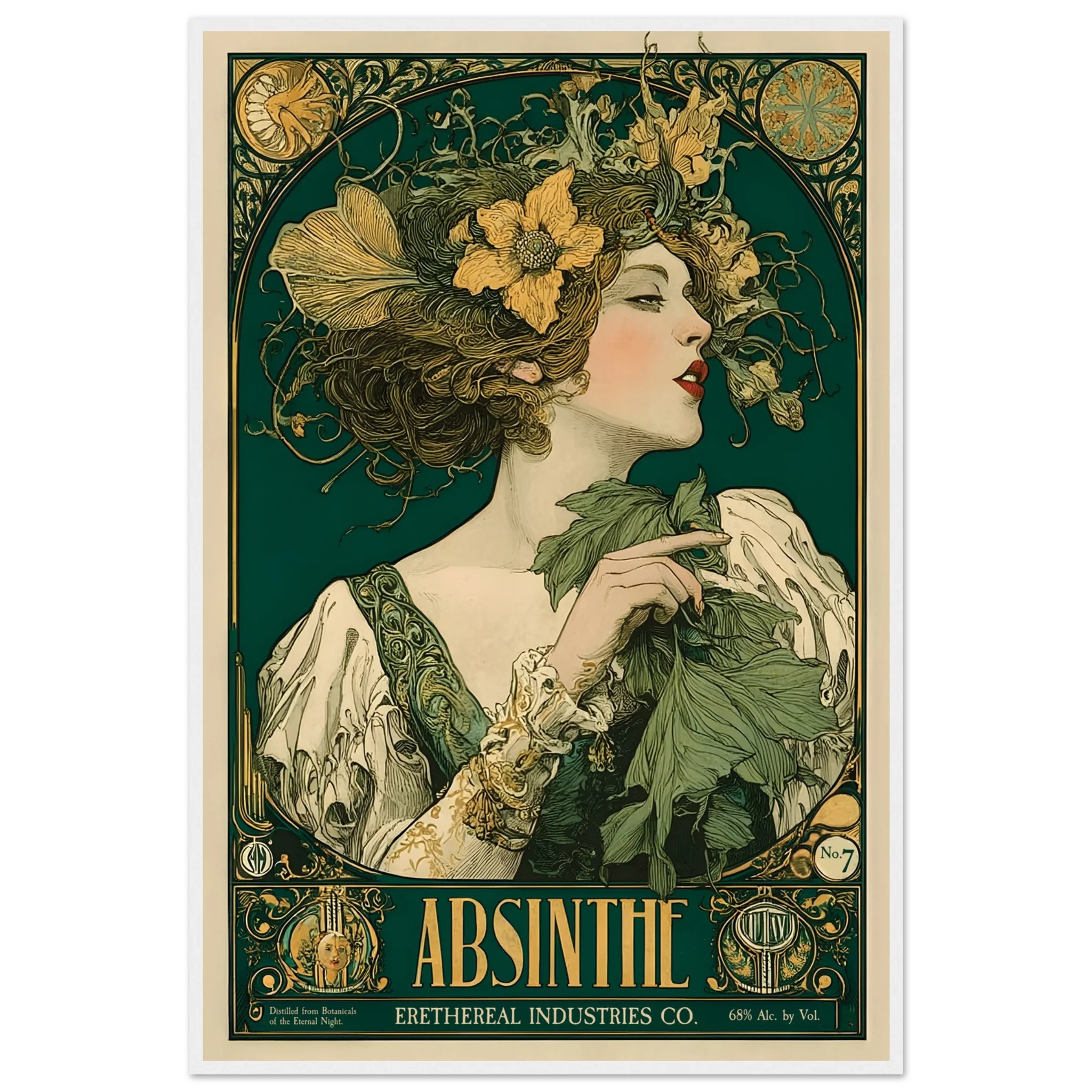L’Absinthe d’Ombre - Poster & Framed Print