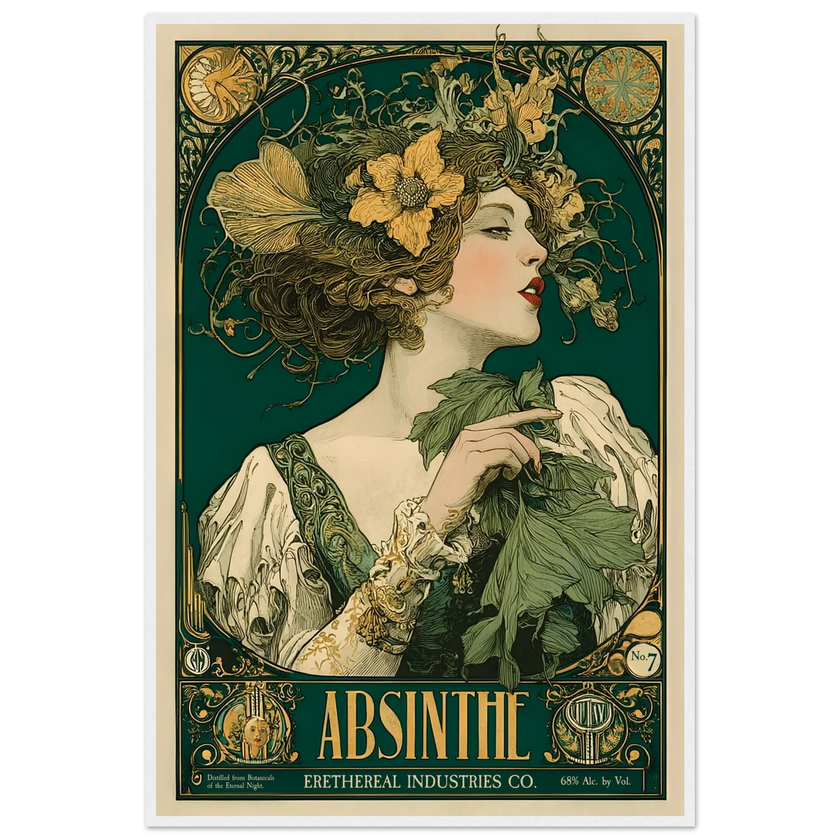 L’Absinthe d’Ombre - Poster & Framed Print