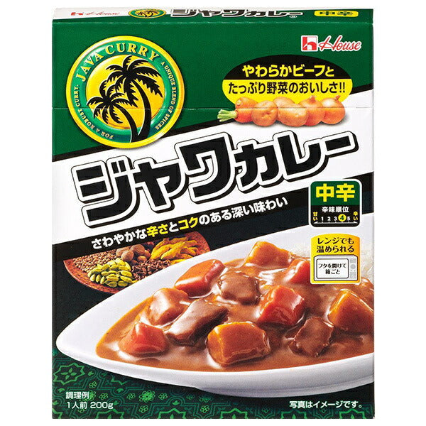 House Foods Retort Java Curry Medium Spicy 200g x 30 pieces [Shipped in Japan]