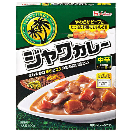 House Foods Retort Java Curry Medium Spicy 200g x 30 pieces [Shipped in Japan]