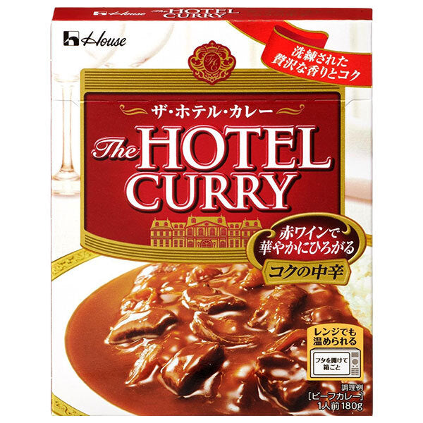 House Foods The Hotel Curry Riche Moyen Épicé 180g x 30 pièces 