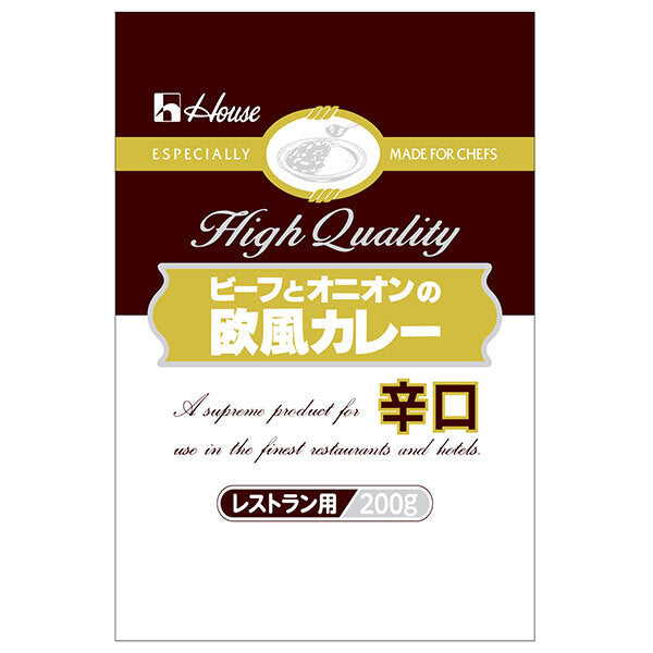 House Foods Beef and Onion European Curry Spicy 200g x 30 bags [Shipped in Japan]