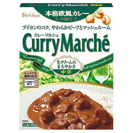House Foods Curry Marche Medium Spicy 180g x 10 pieces [Shipped in Japan]