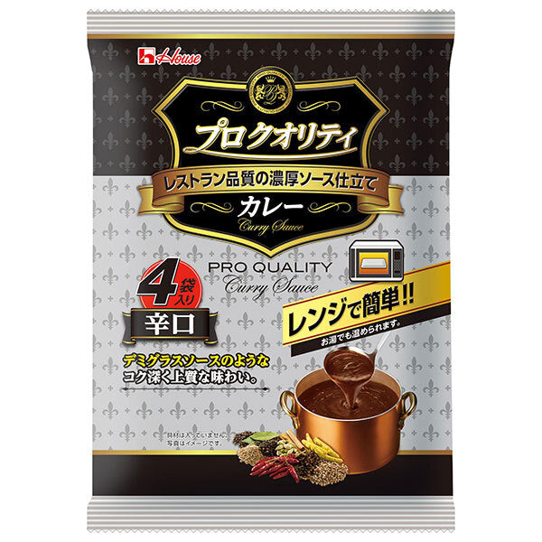House Foods Pro Quality Curry 4 bags dry 680g (170g x 4 bags) x 6 pieces [shipped in Japan]