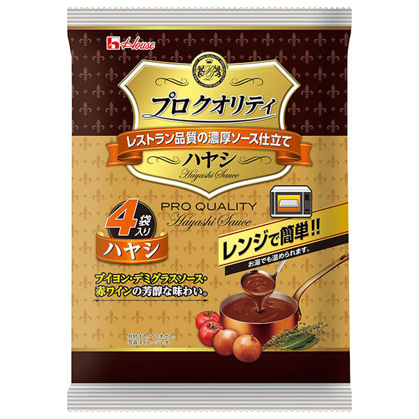 House Foods Pro Quality Hayashi Sauce 4 bags 540g (135g x 4 bags) x 6 bags [Shipped in Japan]