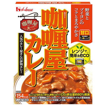 ハウス食品 カリー屋 カレー 甘口 180g×10個入【日本出荷】