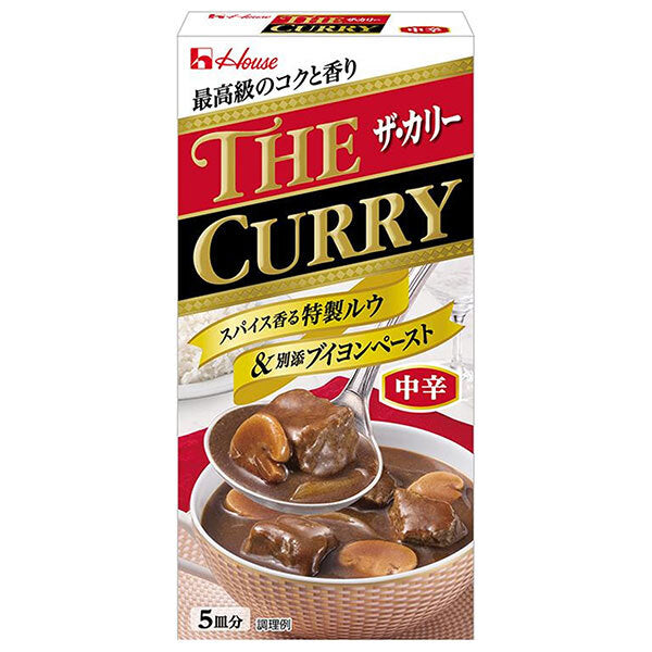 House Foods THE CURRY Medium Spicy 140g x 10 pieces [Shipped in Japan]