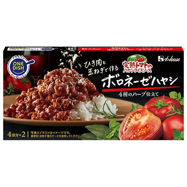 House Foods Sauce de riz Hayashi aux tomates mûres Bolognese Hayashi 140g x 10 pièces 