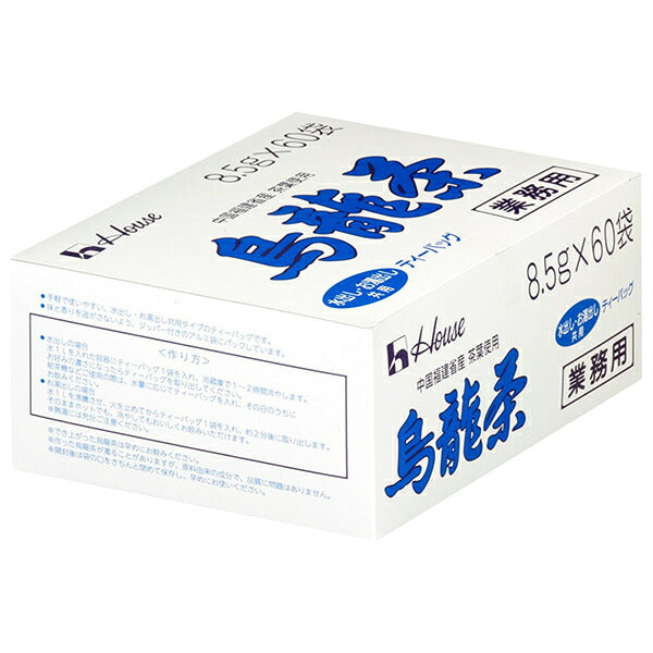 House Foods Commercial Oolong Tea (Cold Brew and Hot Water Brew) 510g (8.5g x 60 bags) x 1 box [Shipped in Japan]