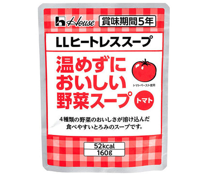 House Foods LL Heatless Soup Delicious vegetable soup without heating Tomato 160g x 30 bags [Shipped in Japan]