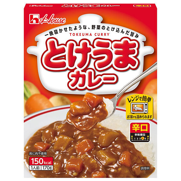 House Foods Tokeuma Curry Spicy 170g x 30 pieces [Shipped in Japan]