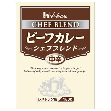 House Foods Boeuf Curry Chef Blend Moyen Épicé 180g x 30 sachets 