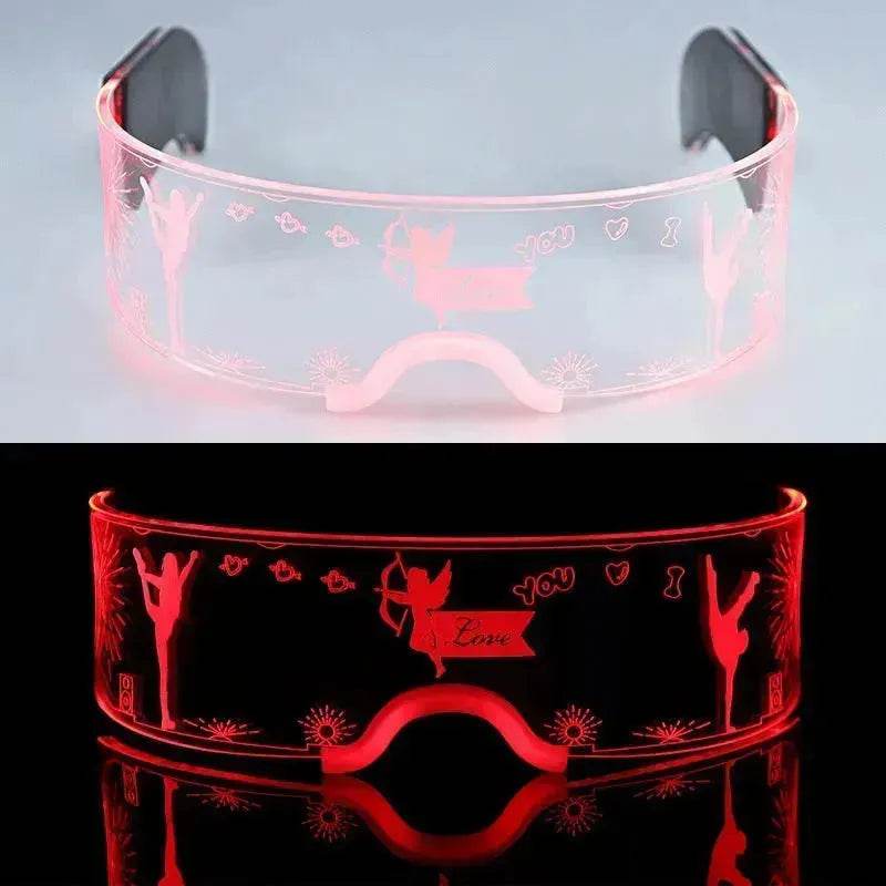 3D Luminous LED Light Up Glasses – Rave, Cosplay & Party Eyewear