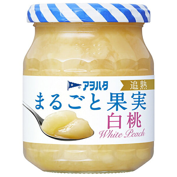 Aohata Fruit Entier Pêche Blanche Bouteille 250g x 6 pièces 