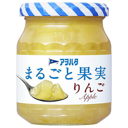 Aohata Whole Fruit Apple 250g jar x 6 pieces [Shipped in Japan]