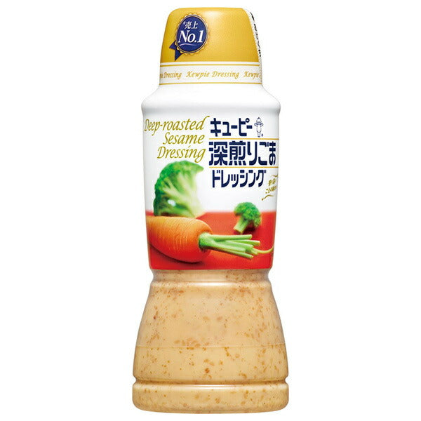 Kewpie Deep Roasted Sesame Dressing 380ml plastic bottles x 6 bottles [shipped in Japan]