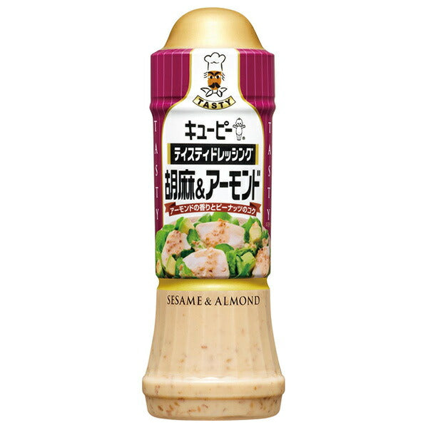 Kewpie Tasty Dressing Sesame & Almond 210ml plastic bottle x 12 bottles [shipped in Japan]