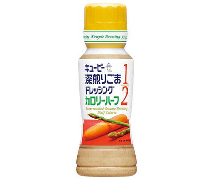 KEWPIE Deep Roasted Sesame Dressing, Half Calorie, 180ml PET Bottle x 12 