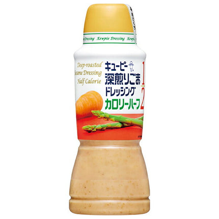 Kewpie Deep Roasted Sesame Dressing Calorie Half 380ml PET x 6 pieces [Shipped in Japan]