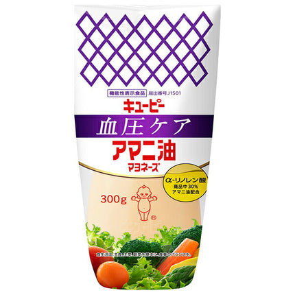 Kewpie Blood Pressure Care Flaxseed Oil Mayonnaise 300g x 15 bags [Shipped in Japan]