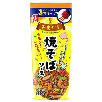 Ikari Sauce Kansai Sweet and Sour Yakisoba Sauce 500g x 10 bottles