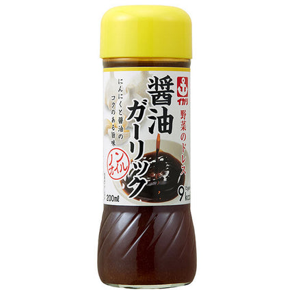 Ikari Sauce Vegetable Dressing Soy Sauce Garlic 200ml Bottle x 10