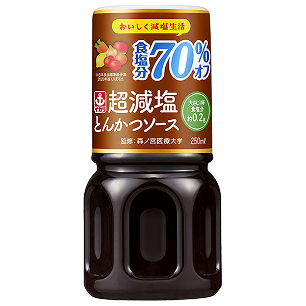Squid Sauce Ultra Low Sodium Tonkatsu Sauce 250ml PET bottles x 15 bottles [Shipped in Japan]